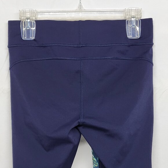 Under Armour Leggings Womens Large Heat Gear Compression Abstract Print Crop - Picture 10 of 16